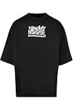 Merchcode Herr T-Shirt Naughty by Nature – Logo Huge Tee Oversized fit, bomull 100 percent, M, , M