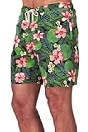 JACK & JONES Mäns shorts FLORAL SH MED PACK ORG ACT 4-5-6 14, , L