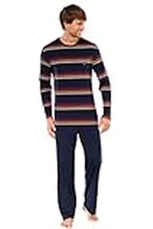 Schiesser Anzug Lang pyjamasset för män, , XL