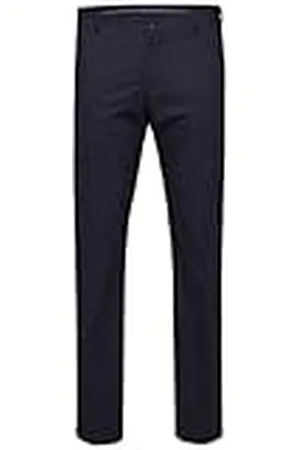 SELECTED Slhslim-mylologan Navy Pants B Noos Eleganta Byxor för män, , 38