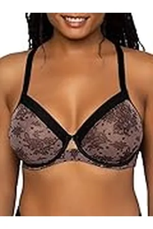 CURVY COUTURE Sheer Mesh Heltäckande Unlined Underwire BH, , 80H