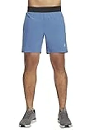 Skechers Mäns rörelse kort, blå, X-Large