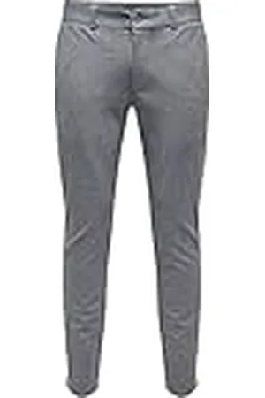 Only & Sons Herrbyxor randiga, , 33W x 34L