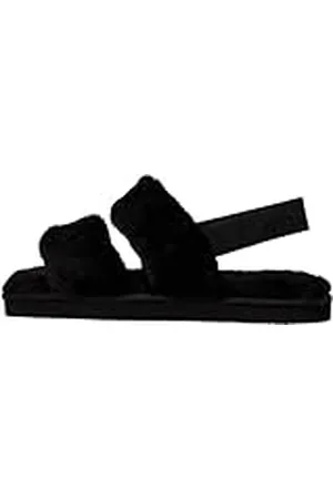 Calvin Klein Jeans dam hem kardborreband i päls YW0YW01595 husskor, svart (trippel svart), 5 UK, , 38 EU