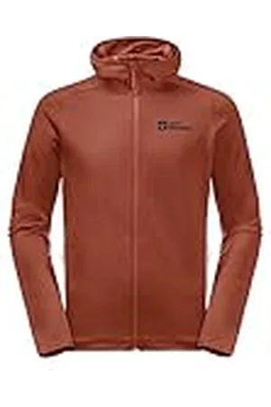 Jack Wolfskin Unisex Baiselberg huva Fz M tröja, karminröd, S, , S