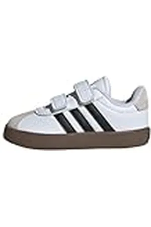 adidas Unisex – Barn VL COURT 3.0 SHOES INFANTS, Cloud White/Core Black/Grey One, 23 EU