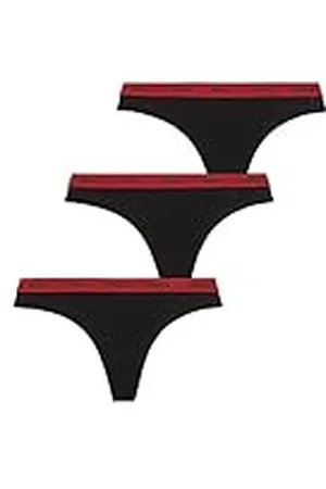 HUGO BOSS Triplet Thong Micro Rep Dam, , XL