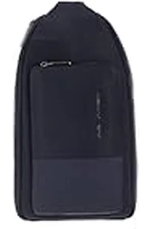 Piquadro Ronnie Mono Sling Bag med fack för iPad© Blå, Nattblå, Taglia unica