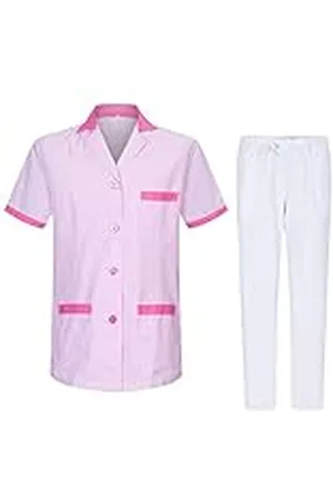 MISEMIYA Uniformer Unisex Scrub Set – Medicinsk Uniform med Scrub Top och byxor - Ref.G713-6802 - XXL