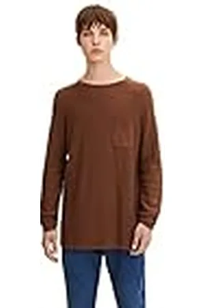 TOM TAILOR Herr Stickad tröja med bröstficka 1033631, , M