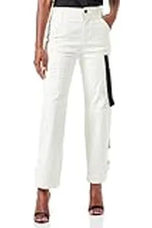 Pinko Varma Satinbyxor Stretch Casual Kvinnor, , 34
