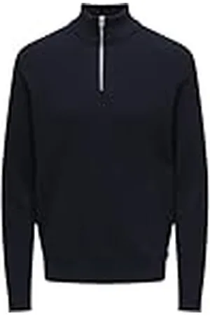 Only & Sons Herr ståkrage tröja ONSPHIL – normal passform XS S M L XL XXL, , M