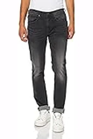 Blend Twister Slim Jeans för män, Grau (denim grå 76205), 31W x 34L