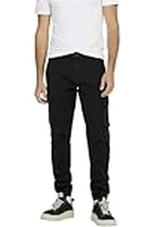 Only & Sons Cargo-byxor för män ONSCAM avsmalnande cargobyxor, , 31W / 34L