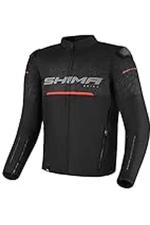 Shima DRIFT motorcykeljacka för män | Lätt andningsbar sommar nät herr stad motorcykeljacka med CE rygg axel armbåge skyddsdynor bredd justering ( , S), , S
