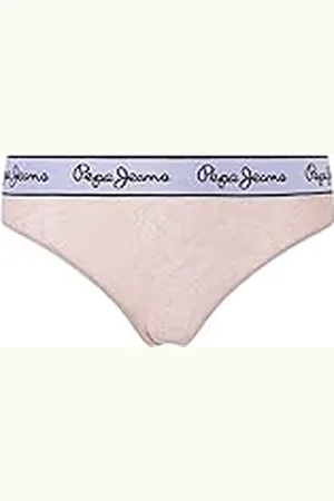 Pepe Jeans Mesh Thong bikini-stil underkläder dam, Rosa , M