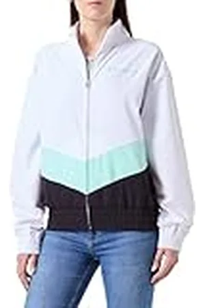 Champion Legacy American Summer W - WR Polyester Stretch Small Script Logo Full Zip Sportjacka, , XL Dam SS24, , XL