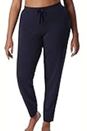 Schiesser Damen Schlafhose lang mit Bündchen Modal - Mix + Relax
