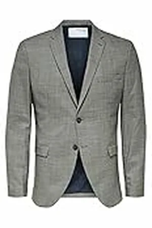 SELECTED Slhslim-mylostate Lt Brown BLZ B Noos kavaj herr, , 46