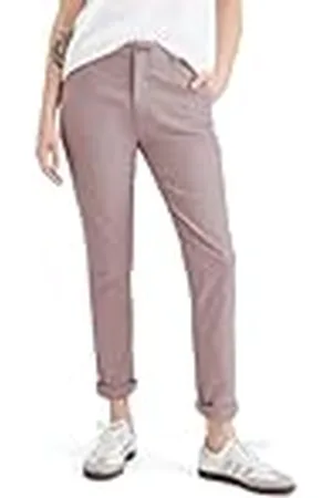 Dockers Weekend Chino Slim Casual Chinos Byxor Damkläder Kvinnor Fawn Lightweight 24 Tall