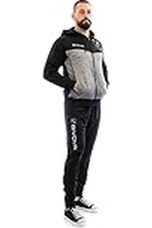 Givova Visa VISA VISA Melange huvtröja med huva, fleece, blå/gul, melerad, 3XL, , 3XS, , 3XS
