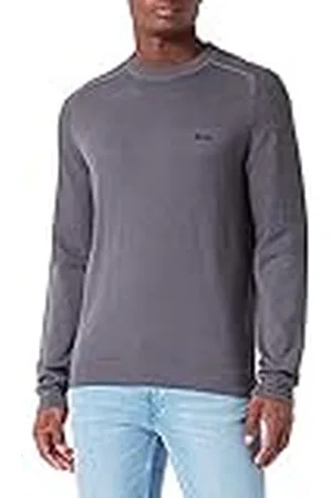 HUGO BOSS Rolet stickad tröja för män, , S