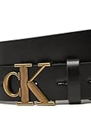 Calvin Klein Jeans dam mono platta LTHR bälte 30 mm K60K612289 fast, , 85, , 85