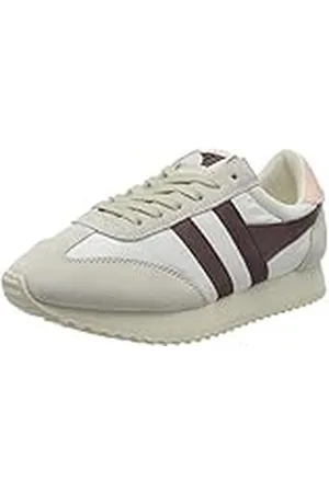 Gola Dam Boston 78 Sneaker, Off White Bourgogne Pärla Rosa, 36 EU