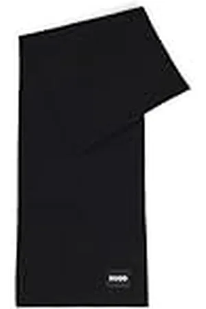 HUGO BOSS BOSS Zevon_C Scarf, Black1, One Size, , en storlek