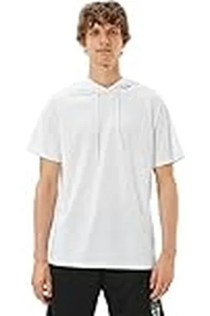 Koton Män basic huva raglan ärm sport t-shirt, , S