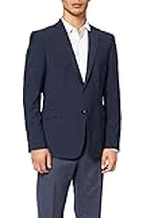 Strellson Premium Kostym jacka för män, Blå (marinblå 412), 54