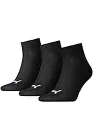 PUMA Unisex vanliga kvartsstrumpor (3-pack)