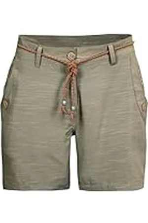 G.I.G.A. DX by killtec Casual damshorts med bälte/korta byxor – GS 89 WMN SHRTS, ljusoliv, 40, 38169-000