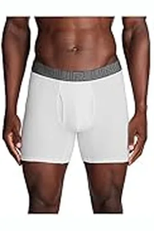 Under Armour Laddad bomull 6 tum 3-pack elastiska och snabbtorkande sportunderkläder, extra bekväma boxershorts med 4-vägs stretch i ett paket med 3 (förpackning med 1), , L
