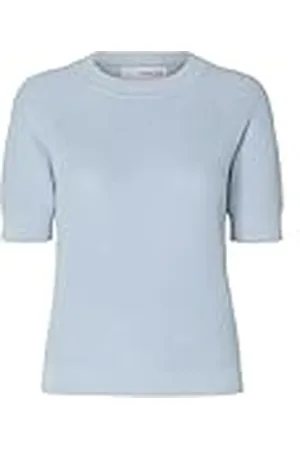 SELECTED Damer Slfelinna New Ss stickad topp Noos tröja, , L