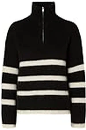 SELECTED Damer Slfmaline Ls stickad halv dragkedja Noos stickad tröja, , M