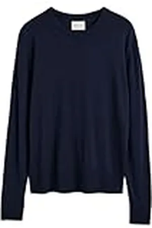 GANT FINE stickad C-hals, , XS