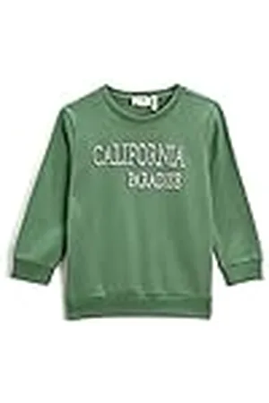 Koton Herr långärmad rund hals tryck sweatshirt, , 5-6 Jahre