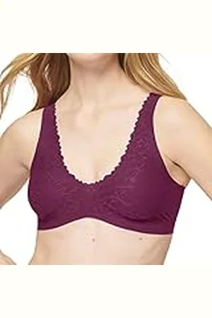 Sloggi Dam Zero Feel Lace 2.0 bralette bralette, vin, XS
