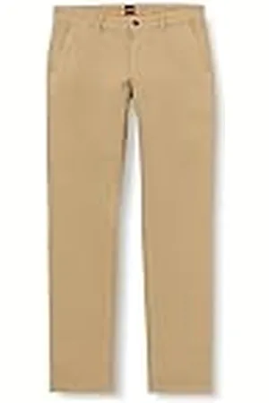 HUGO BOSS Herr Chino Slim Fit byxor av elastisk bomullstwill, , 30W / 34L