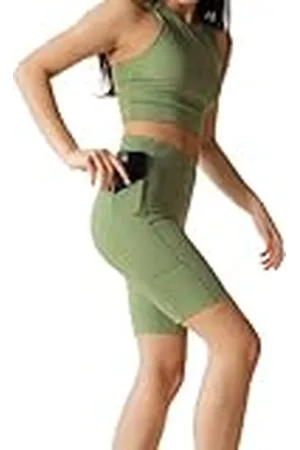 GIRLFRIEND COLLECTIVE Women’s Sports Shorts High-Rise, Pockets, Ultra soft and light bike Shorts with pockets, High-Waist Shorts for Training and Yoga, Sweat-wicking and quick-drying