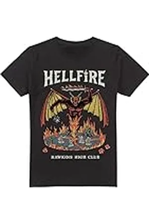 Stranger Things Vintage Hawkins High Hellfire Unisex T-shirt, , XXXX-Large, , 4XL