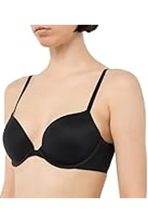 Calvin Klein Dam PUSH UP PLUNGE, svart, 34B, , 75