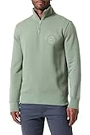 GANT Graphic Sweatshirt för män med halvlång dragkedja, , S