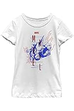 Marvel Blå t-shirt för flickor, , M