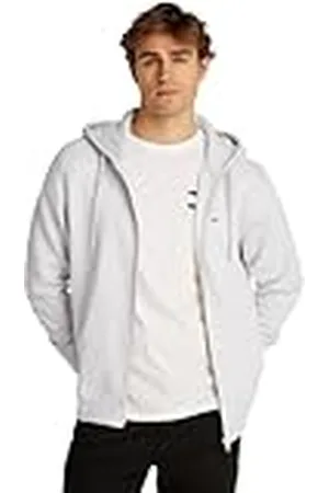 Tommy Hilfiger Herr TJM REG S FLAG ZIP THRU DM0DM20743PJ4007 dragkedja genom huvtröja, , XXXL, , 3XL stor