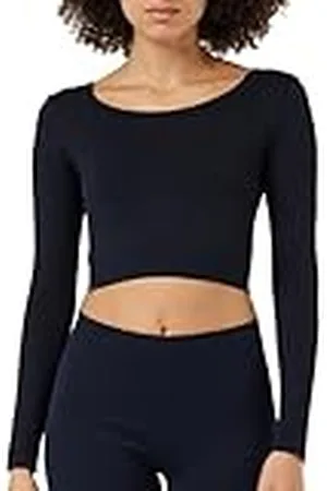 Sloggi Damer Ever Infused Aloe Crop LS topp, svart, S, svart, S