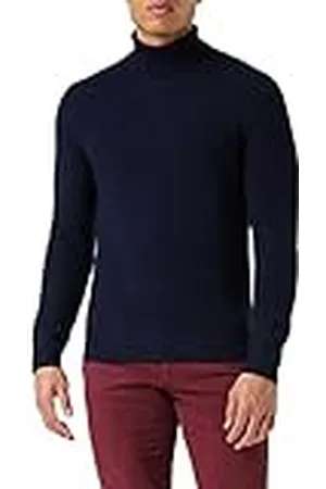 Hackett Herr H stitch ROLL Neck tröja tröja, , XXL