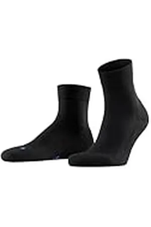 Falke Unisex Cool Kick korta strumpor ventilerande snabbtorkande material lätt stoppning plyschsula kylande modern kvartslängd platt söm på fotspets sportig enfärgad 1 par, Svart (Black 3000) ny –