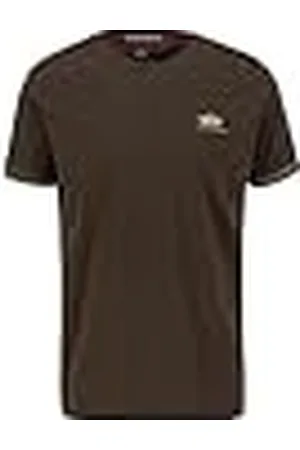 Alpha Industries Upprullad ärm T-jacka, mörk oliv, camo, XS, , XS